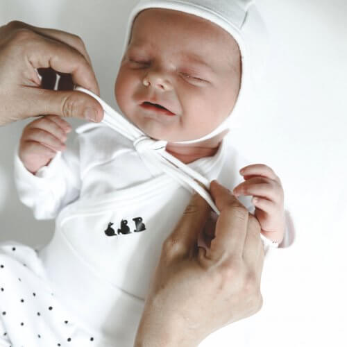Čierno biela kolekcia oblečenia Slovak Baby Box